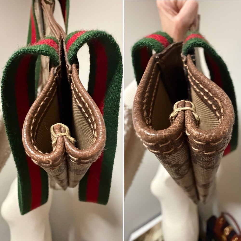 Gucci GG Plus Monogram Canvas Sherry Web Tote - Picture 5 of 10